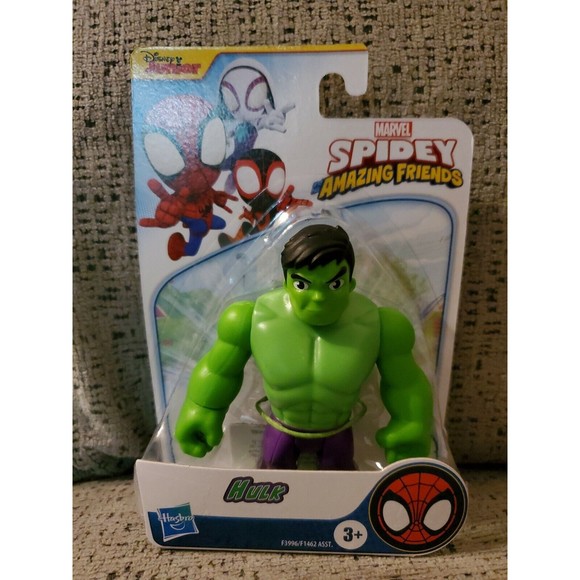 Hasbro Marvel Spidey and His Amazing Friends Figurine d'action Hulk et véhicule Smash Truck Jouet préscolaire pour enfants à partir de 3 ans F3989 Hasbro Marvel Spidey and His Amazing Friends Figurine d'action Hulk et véhicule Smash Truck Jouet préscolaire pour enfants à partir de 3 ans F3989